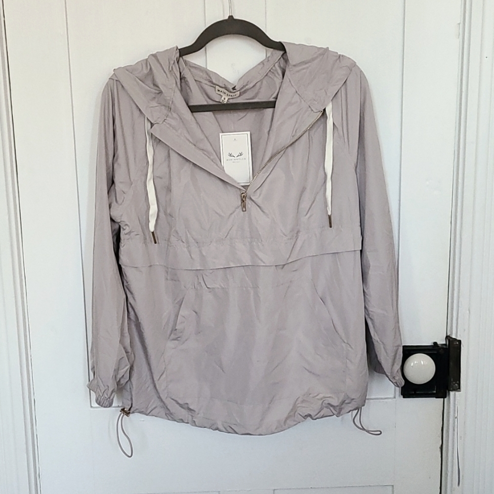 Ash & Antler stone Pullover Windbreaker